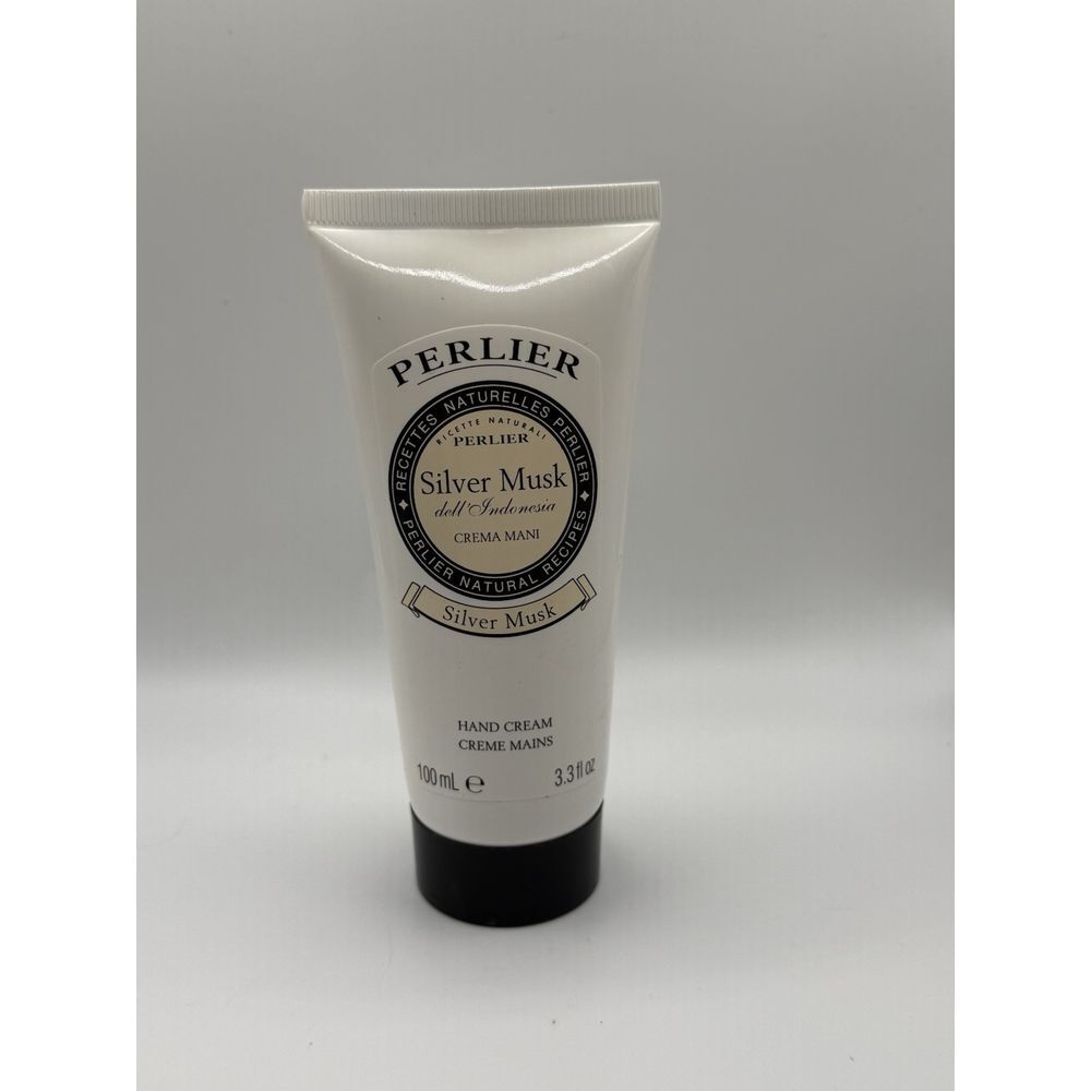 Perlier Silver Musk Hand Cream 100 ML 3.3 Fl Oz Brand‎ New Still Sealed